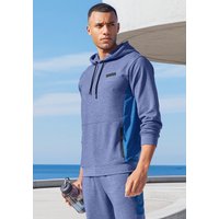 AUTHENTIC LE JOGGER Kapuzenpullover, melierte Optik, mit Reißverschlusstasche von Authentic Le Jogger