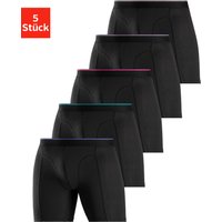 AUTHENTIC LE JOGGER Langer Boxer, (Packung, 5 St.), mit zweifarbigem Webbund und längerem Bein von Authentic Le Jogger