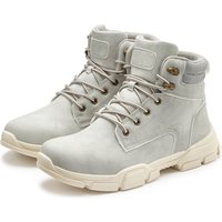 AUTHENTIC LE JOGGER Schnürboots, Schnürstiefelette, Wanderschuhe, Outdoorstiefel mit Profilsohle VEGAN von Authentic Le Jogger