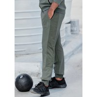 le jogger Sweatpants, mit farblichen Einsatz und Reißverschlusstaschen le jogger Sweatpants, mit farblichen Einsatz und Reißverschlusstaschen von Le Jogger