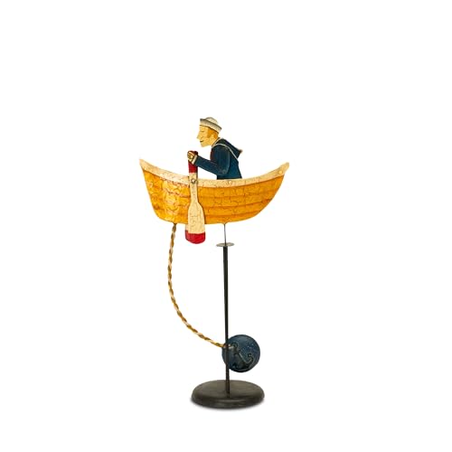 Authentic Models - Balance-Figur, Pendelfigur - Motiv: Salty Dog, Matrose im Boot - Höhe: 54 cm von Authentic Models