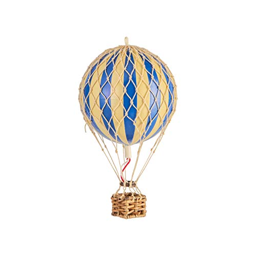 Authentic Models | Deko Heißluftballon Floating The Skies AP160D | Durchmesser 8 cm | Blau | Miniatur Heißluftballon Deko von Authentic Models