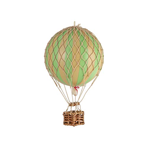 Authentic Models | Deko Heißluftballon Floating The Skies AP160G | Durchmesser 8 cm | Grün | Miniatur Heißluftballon Deko von Authentic Models