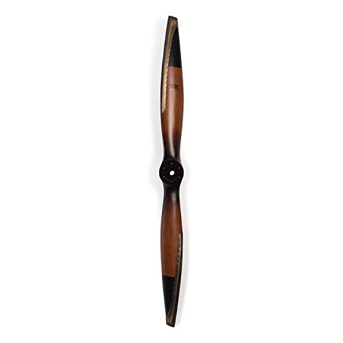 Authentic Models - Deko Propeller - Holzpropeller antik - Vintage Black Tips - Large - (LxTxB): 186 x 8 x 17 cm von Authentic Models