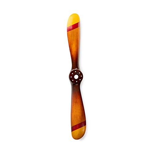 Authentic Models - Miniaturhaus - Flugzeug Propeller - Klein - Rot- und Goldfarben - Holz - 27,5 x 3,25 x 1,75 cm - Unisex - Kinder Authentic Models - Miniaturhaus - Flugzeug Propeller - Klein - Rot- und Goldfarben - Holz - 27,5 x 3,25 x 1,75 cm - Unisex - Kinder von Authentic Models