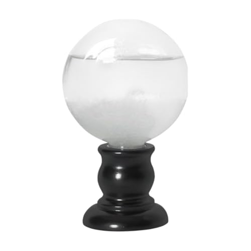 Authentic Models - Sturmglas, Dekoobjekt zur Wettervorhersage - FitzRoy's Storm Glass - Wetterglas - mit Holzständer von Authentic Models