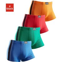 AUTHENTIC UNDERWEAR Boxer "Boxershorts für Herren", (Packung, 4 St.), mit kontrastfarbigen Streifen seitlich von Authentic Underwear