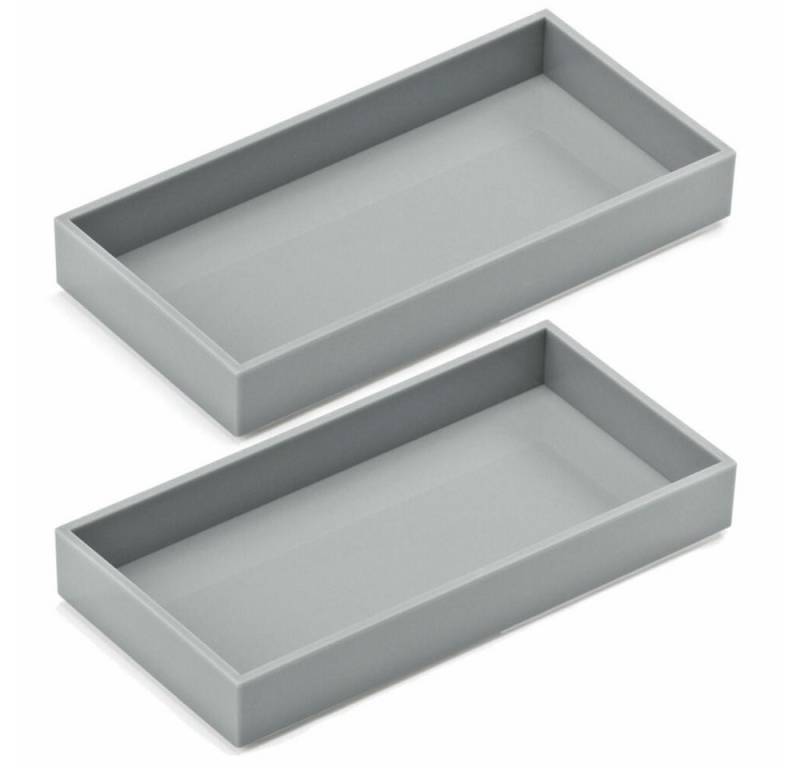 Authentics Aufbewahrungsbox STACK STACK Inlay S 2er Set Hellgrau 15 x 7.5 cm von Authentics
