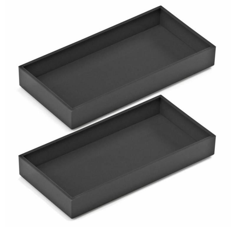 Authentics Aufbewahrungsbox STACK STACK Inlay S 2er Set Mittelgrau 15 x 7.5 cm von Authentics