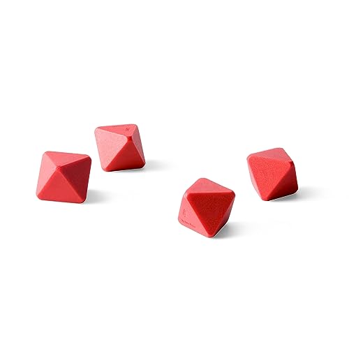Depot4Design 4Hot Topfuntersetzer, 4 Würfel-Untersetzer, Silikon, Rot, 1085667 Depot4Design 4Hot Topfuntersetzer, 4 Würfel-Untersetzer, Silikon, Rot, 1085667 von Authentics