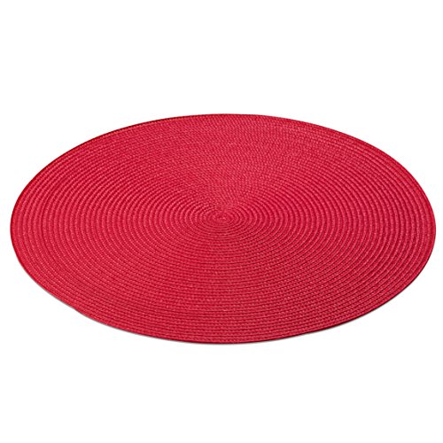 Dot Tischset Rund Rot Mat.: Pp Ø38Cm Dot Tischset Rund Rot Mat.: Pp Ø38Cm von Authentics