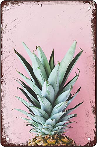 Ananas-Wandkunst, Retro-Küchendekoration, Aquarell-Wandkunst, Poster, Drucke, Blechschild, Dekoration, Retro-Poster, Metallschild, rustikales Schild, Wanddekoration für Zuhause, Küche, Dekoration Ananas-Wandkunst, Retro-Küchendekoration, Aquarell-Wandkunst, Poster, Drucke, Blechschild, Dekoration, Retro-Poster, Metallschild, rustikales Schild, Wanddekoration für Zuhause, Küche, Dekoration von Authere