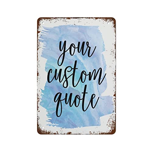 Aquarell-Zitat, Aquarell-Hintergrund, personalisiertes Poster, Wortkunst, Aquarell-Zitat, Retro-Metall-Blechschild, Vintage-Aluminiumschild für Zuhause, Kaffee, Wanddekoration, Geschenk für Damen und Aquarell-Zitat, Aquarell-Hintergrund, personalisiertes Poster, Wortkunst, Aquarell-Zitat, Retro-Metall-Blechschild, Vintage-Aluminiumschild für Zuhause, Kaffee, Wanddekoration, Geschenk für Damen und von Authere