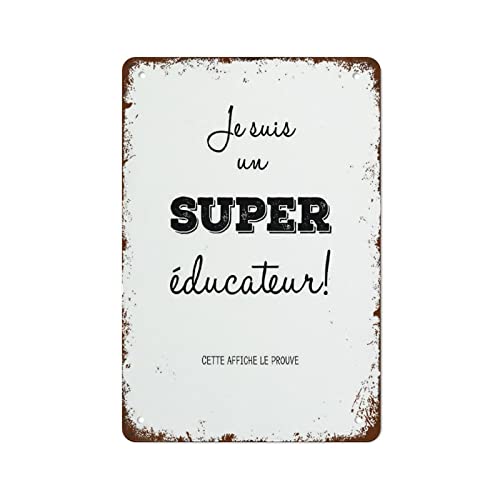 Blechschild mit Aufschrift "I'm A Great Teacher Educator Sentence" inspirierendes Geschenk für großartigen Lehrer, Geschenk, Kinderzimmer, lustiges Vintage-Blechschild für Zuhause, Kaffee, Geschenk Blechschild mit Aufschrift "I'm A Great Teacher Educator Sentence" inspirierendes Geschenk für großartigen Lehrer, Geschenk, Kinderzimmer, lustiges Vintage-Blechschild für Zuhause, Kaffee, Geschenk von Authere