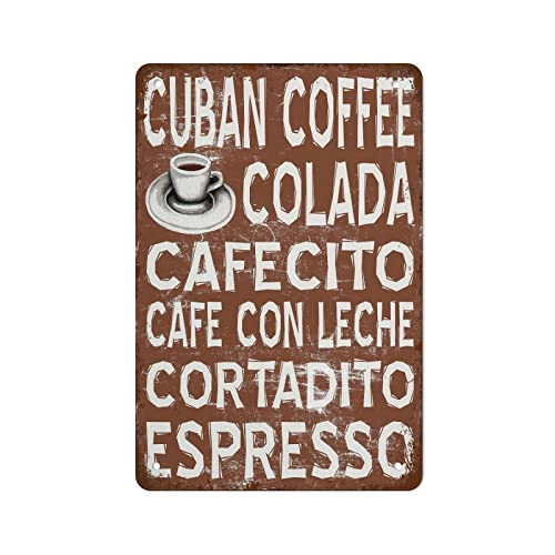 Kubanischer Kaffee, Wortkunst-Poster, verschiedene Größen und Farben, moderne Wanddekoration, Druck, Küche, Restaurant, Vintage-U-Bahn-Kunstschild, lustiges Vintage-Blechschild für Zuhause, Kaffee Kubanischer Kaffee, Wortkunst-Poster, verschiedene Größen und Farben, moderne Wanddekoration, Druck, Küche, Restaurant, Vintage-U-Bahn-Kunstschild, lustiges Vintage-Blechschild für Zuhause, Kaffee von Authere