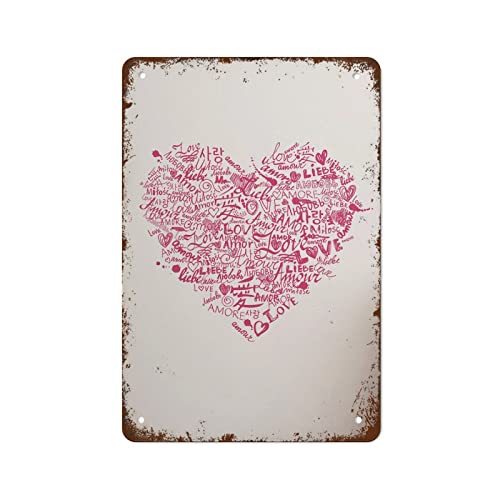 Love Poster L' Amour Prints Amore Wandkunst, Valentinstag, Heimdekoration, Valentinstag, Herz, Wandkunst, Geschenkidee, "Love You", lustiges Vintage-Blechschild für Zuhause, Kaffee, Geschenk für Damen Love Poster L' Amour Prints Amore Wandkunst, Valentinstag, Heimdekoration, Valentinstag, Herz, Wandkunst, Geschenkidee, "Love You", lustiges Vintage-Blechschild für Zuhause, Kaffee, Geschenk für Damen von Authere