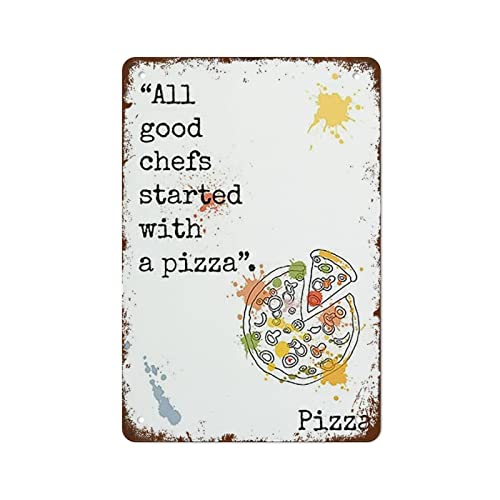 Lustiges Pizza-Zitat für Küche, Wandkunst, Blechschild, Vintage-Wanddekoration, Retro-Kunst-Blechschild, Wanddekoration für Zuhause, Bar, Büro, Café, Bauernhof, Zimmer, Metall, Retro-Poster, Geschenk Lustiges Pizza-Zitat für Küche, Wandkunst, Blechschild, Vintage-Wanddekoration, Retro-Kunst-Blechschild, Wanddekoration für Zuhause, Bar, Büro, Café, Bauernhof, Zimmer, Metall, Retro-Poster, Geschenk von Authere