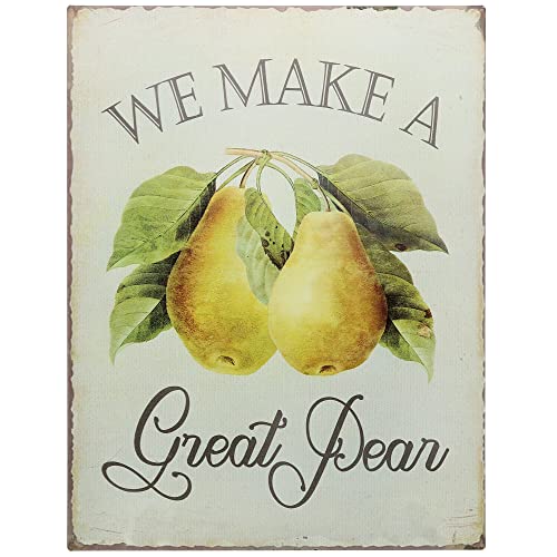 Lustiges Retro-Blechschild mit Aufschrift "We Make A Great Birne", Landhaus-Wanddekoration für Büro, Café, Bar, Heimdekoration, 20,3 x 30,5 cm Lustiges Retro-Blechschild mit Aufschrift "We Make A Great Birne", Landhaus-Wanddekoration für Büro, Café, Bar, Heimdekoration, 20,3 x 30,5 cm von Authere
