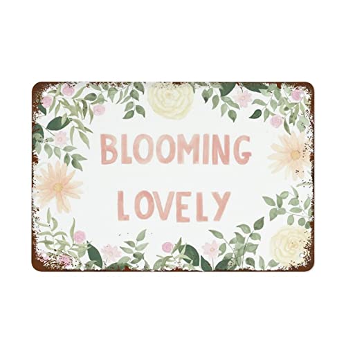 Lustiges Vintage-Wandschild, Dekoration, blühend, schöner Aquarelldruck, Wanddruck, Schlafzimmer, Poster, Heimdekoration für Zuhause, Küche, Wand, Bar, Café, Dekoration, Geschenk für Frauen, 30,5 x Lustiges Vintage-Wandschild, Dekoration, blühend, schöner Aquarelldruck, Wanddruck, Schlafzimmer, Poster, Heimdekoration für Zuhause, Küche, Wand, Bar, Café, Dekoration, Geschenk für Frauen, 30,5 x von Authere