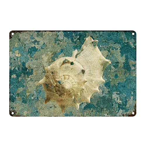 Nautisches Vintage-Blechschild, Retro-Ozean, Tier, frischer Fisch, Metallschild, Wandkunst, Dekor, Metallschild, Korallenschild für Veranda, Waschküche, Geschenk für Damen und Herren, 30,5 x 20,3 cm Nautisches Vintage-Blechschild, Retro-Ozean, Tier, frischer Fisch, Metallschild, Wandkunst, Dekor, Metallschild, Korallenschild für Veranda, Waschküche, Geschenk für Damen und Herren, 30,5 x 20,3 cm von Authere