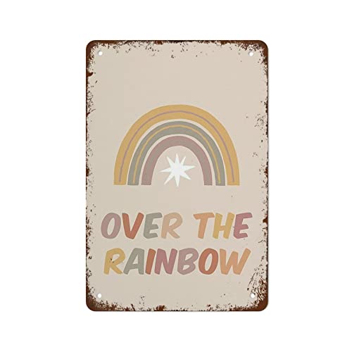 Niedlicher Boho-Chic-Druck, Herzen, Regenbogen und Wolken, Wandkunst, inspirierende Zitate, Dekoration, geschlechtsneutral, Kinderzimmer, Retro, Metall-Blechschild, Vintage-Aluminiumschild für Zuhause Niedlicher Boho-Chic-Druck, Herzen, Regenbogen und Wolken, Wandkunst, inspirierende Zitate, Dekoration, geschlechtsneutral, Kinderzimmer, Retro, Metall-Blechschild, Vintage-Aluminiumschild für Zuhause von Authere