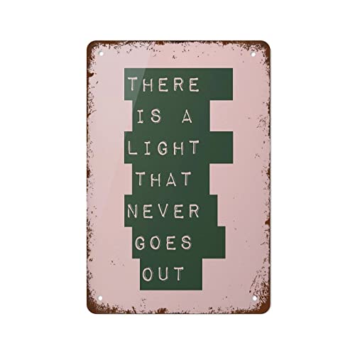 The Lyric Poster Metall-Blechschild "There Is A Light That Never Goes Out", kreatives Blechschild, Skelett, lustiges Metallschild, Vintage-Wanddekoration für Zuhause, Tür, Bar, Restaurant, Café, Büro The Lyric Poster Metall-Blechschild "There Is A Light That Never Goes Out", kreatives Blechschild, Skelett, lustiges Metallschild, Vintage-Wanddekoration für Zuhause, Tür, Bar, Restaurant, Café, Büro von Authere