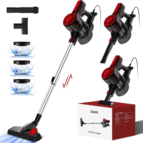 Authmic Staubsauger,20KPa/500W,Kabelstaubsauger,Staubsauger mit 5 Kabel,Handstaubsauger für Harte Böden/Tierhaare/Teppich Authmic Staubsauger,20KPa/500W,Kabelstaubsauger,Staubsauger mit 5 Kabel,Handstaubsauger für Harte Böden/Tierhaare/Teppich von Authmic