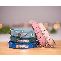Hundehalsband Mit Namensschild, Personalisiertes Aus Leder, Graviertes Hundehalsband, Individuelles Hundehalsband Mit Namensschild, Personalisiertes Aus Leder, Graviertes Hundehalsband, Individuelles von AuthorL