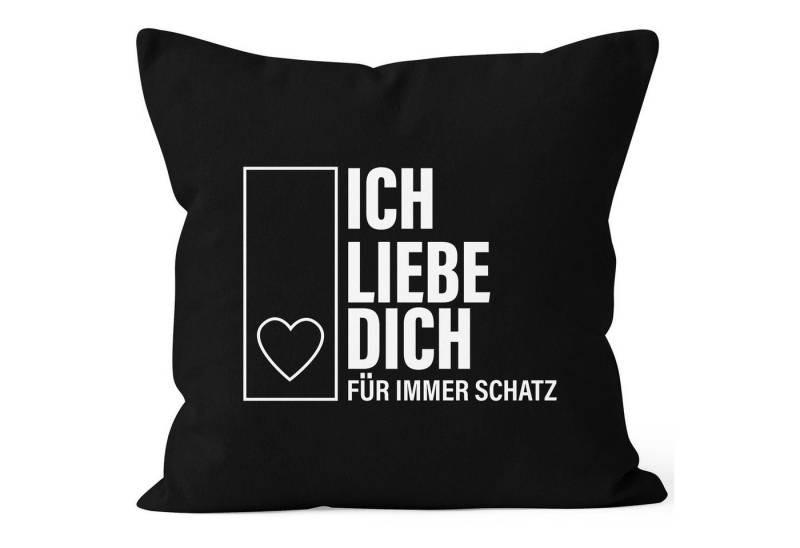 Autiga Dekokissen Ich Liebe Dich Geschenk-Kissenbezug für immer Schatz Autiga® von Autiga