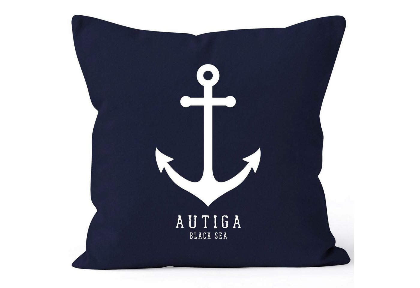 Autiga Dekokissen Kissenbezug Anker Nautical Sailor Segeln Autiga® von Autiga