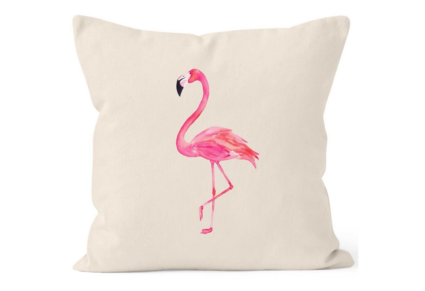 Autiga Dekokissen Kissenbezug Flamingo Kissenhülle Dekokissen 40x40 Baumwolle Autiga® von Autiga