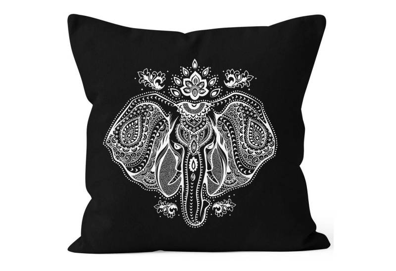 Autiga Dekokissen Kissenbezug Kissen-Hülle Mandala Elefant Elephant Boho Ethno 40x40 Autiga® von Autiga