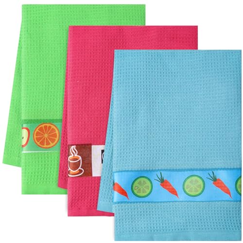 Autilify Geschirrtücher 3er-Set Microfaser Küchentücher Geschirrhandtücher-Geschirrtuch,Küchenhandtücher,Küchentuch,Handtuch-Set,38 x 68 cm von Autilify