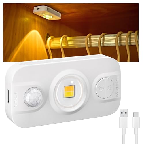 Auting Mini Schrankbeleuchtung mit Bewegungsmelder,3 Farben vitrinenbeleuchtung led mit Timer,USB-Aufladbar Dimmbare Warmweiß Nachtlicht Für Schlafzimmer,treppenbeleuchtung,Küche,LED Spots Schränke Auting Mini Schrankbeleuchtung mit Bewegungsmelder,3 Farben vitrinenbeleuchtung led mit Timer,USB-Aufladbar Dimmbare Warmweiß Nachtlicht Für Schlafzimmer,treppenbeleuchtung,Küche,LED Spots Schränke von Auting