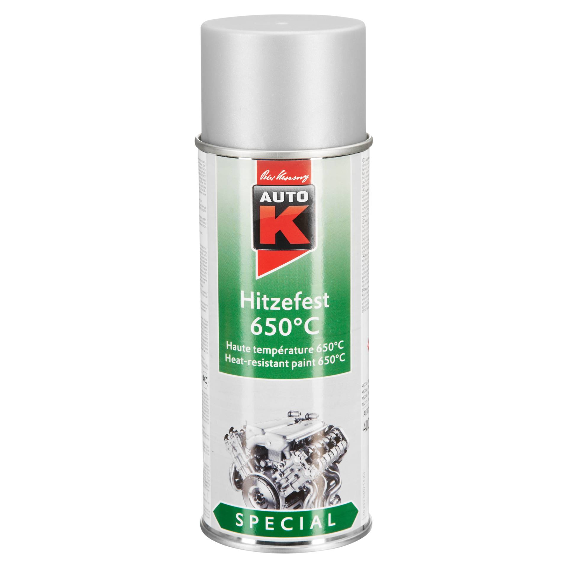 Auto K Auto-K Autolackspray Hitzefest 650°C silber 400 ml Auto K Auto-K Autolackspray Hitzefest 650°C silber 400 ml von Auto K