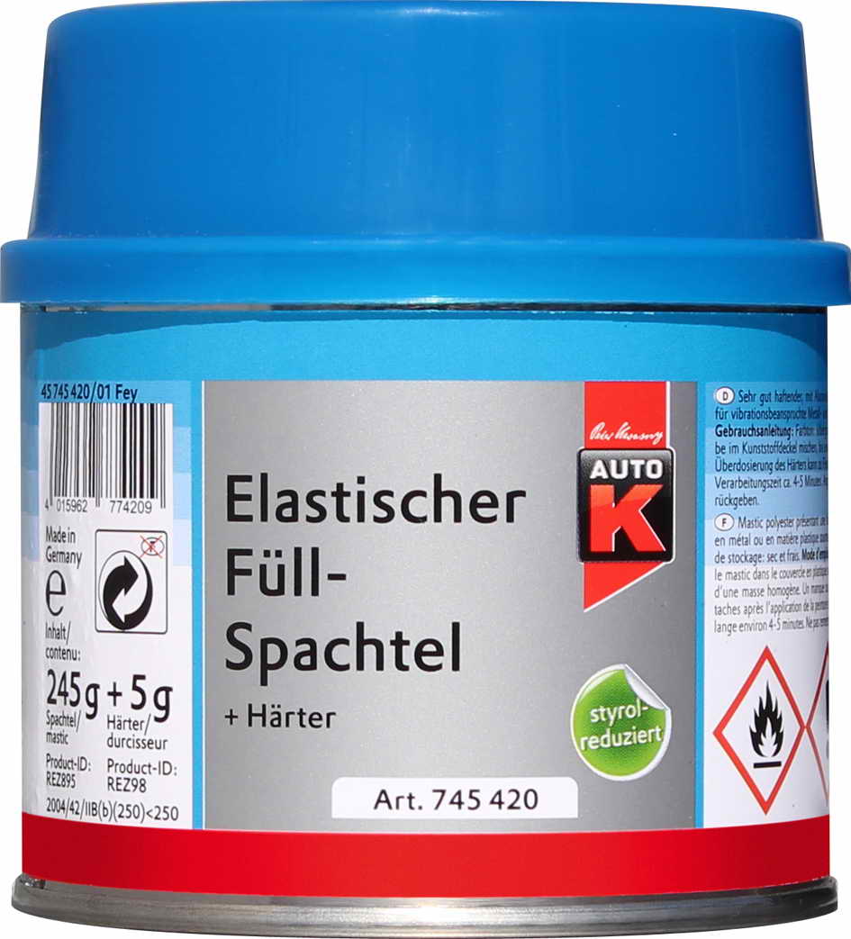 Auto-K Elastischer Füllspachtel + Härter 250g von Auto-K