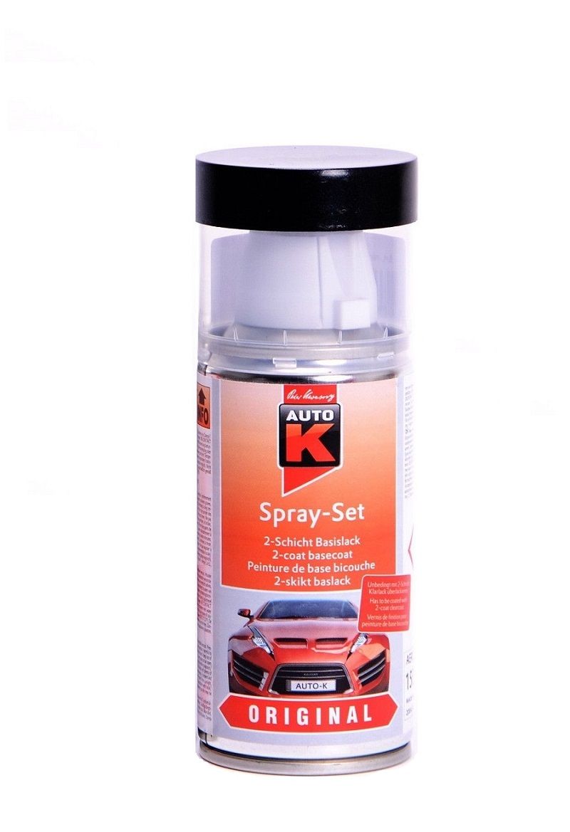 Auto-K Spray-Set VW Audi silbergrau met. LD7V 150ml von Auto-K
