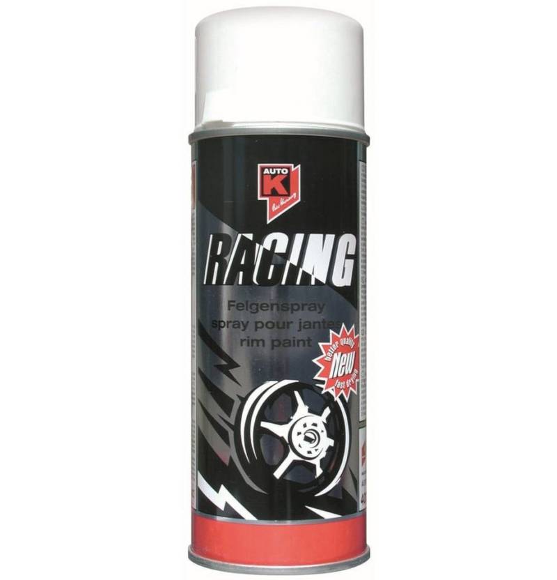 Auto-K Sprühlack Auto-K Racing Felgenspray weiß 400ml von Auto-K