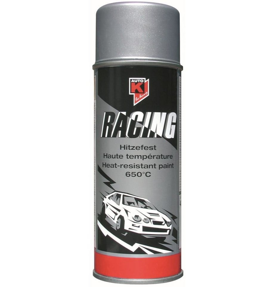 Auto-K Sprühlack Auto-K Racing Hitzefest 650°C silber 400ml von Auto-K