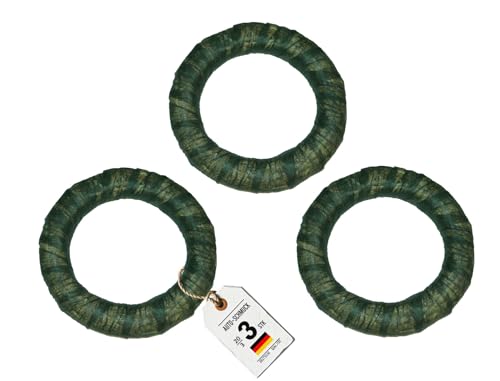 Auto-SCHMUCK® Strohkranz mit Vlies für die Dekoration (3, 20/3 cm) von Auto-schmuck so einfach so kreativ