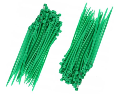 Auto-schmuck 200 Stück Kabelbinder UV Beständig Temperaturbeständig, chemische resistenz (grün, 300 x 3,6 mm) von Auto-schmuck so einfach so kreativ
