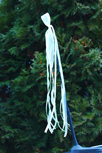 Autoschmuck 10 Stücke Antennenschleife Türgriffschleife Autoschleife Hochzeit (Ecru A-10) von Auto-schmuck so einfach so kreativ