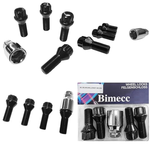 Felgenschloss M14x1,25x27mm Kegelbund 60° kompatibel mit Alpina BMW Mini Rolls-Royce Toyota 4x schwarze Felgenschlösser Felgensicherungen Radsicherungen Felgen-Diebstahlschutz Radschrauben Radbolzen Felgenschloss M14x1,25x27mm Kegelbund 60° kompatibel mit Alpina BMW Mini Rolls-Royce Toyota 4x schwarze Felgenschlösser Felgensicherungen Radsicherungen Felgen-Diebstahlschutz Radschrauben Radbolzen von AutoPremiumTeile