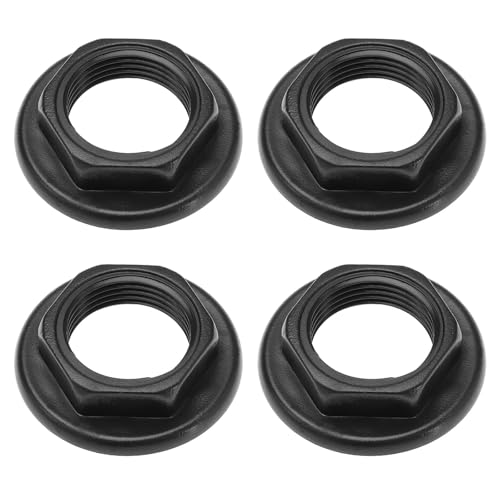 4Pcs Sink Tap Back Nut 1/2 BSP Plastic Back Nuts Accessories for Bathroom Basin Taps Mixers Round Faced Flanged Back Nuts Home tools Spülbecken Hahn Rückmutter Zoll BSP Kunststoff DE (C-11（1/2）) von AutoPrevails