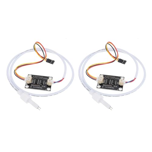 AutoSwan 2X Analoger TDS-Sensor TDS-Messgerät Wasserleitfähigkeitssensor-Tester Flüssigkeitserkennung Wasserqualitätsüberwachung DIY mit 4 Kabeln von AutoSwan