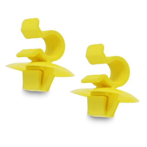 (2 Stück) Clips zur Befestigung der Motorhaubenstange, kompatibel mit Peugeot 106 306 407 605 806 Partner und Citroen C4 C2 C3 C15 Evasion Saxo Berlingo 792834 792839 von Autocraft