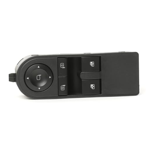 Fensterheber Taste Vorne Links (Fahrerseite) passend für Opel Astra H, Zafira B - Elektrische Fensterheber Steuerung + Spiegelverstellung - OEM 13228879, 13215152 von Autocraft