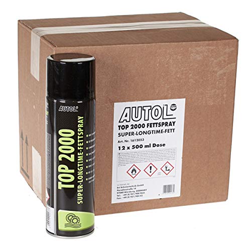 Autol Top 2000 Fettspary 12 x 500 ml Dosen von Inateck