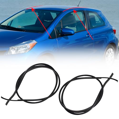 Dachleiste für linke und rechte Seite, passend für Toyota Yaris Schrägheck 2012–2014, ersetzt 75551–52200, 75552–52180, 2 Stück von Automkt
