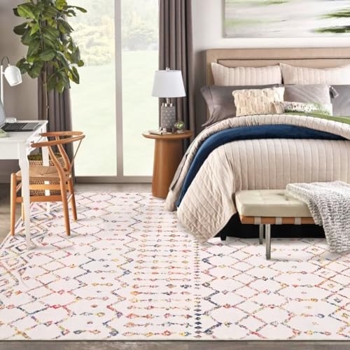 Auton Boho Teppich, Moderner Teppich, Neutraler Teppich für Schlafzimmerdekoration Wohnzimmer Dekorationsideen Spielzimmer 80 x 150 cm Bunt Auton Boho Teppich, Moderner Teppich, Neutraler Teppich für Schlafzimmerdekoration Wohnzimmer Dekorationsideen Spielzimmer 80 x 150 cm Bunt von Auton